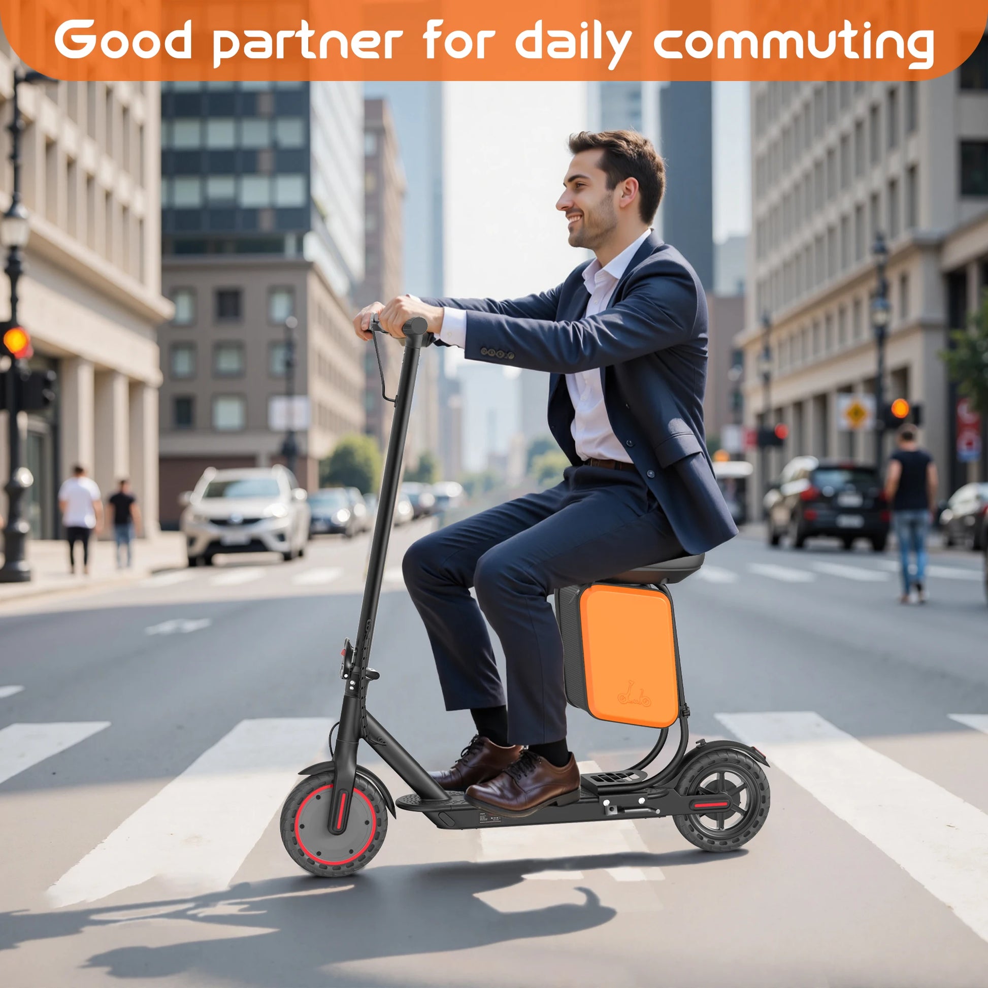 Ruwan electric scooter e-bike with 30Km/h speed and 25Km range, featuring a sleek design and handlebars for city commuting.
