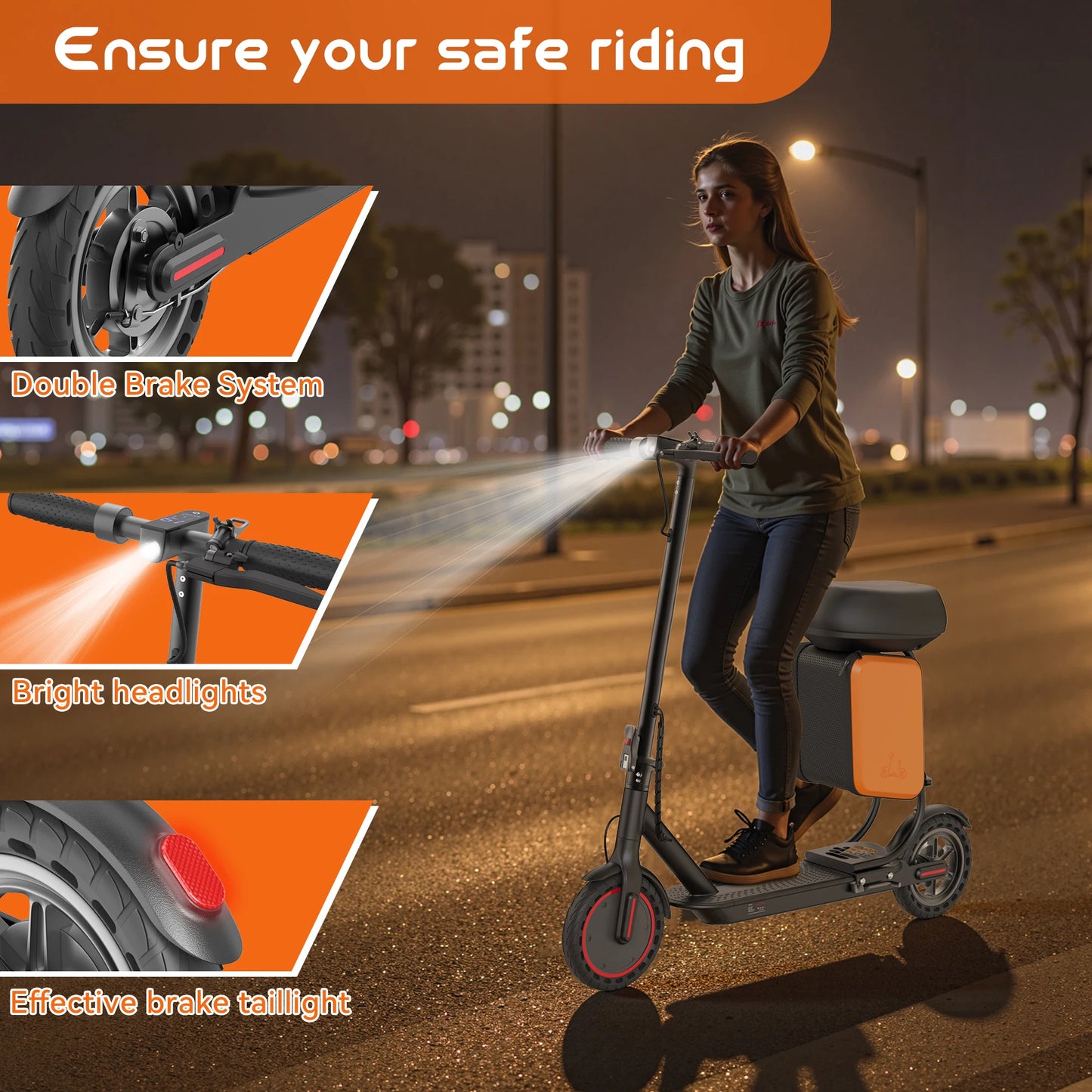 Ruwan Electric scooter Bike for adults 30Km/h - 25Km range
