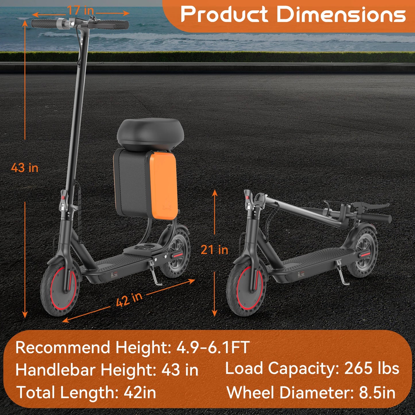 Ruwan Electric scooter Bike for adults 30Km/h - 25Km range